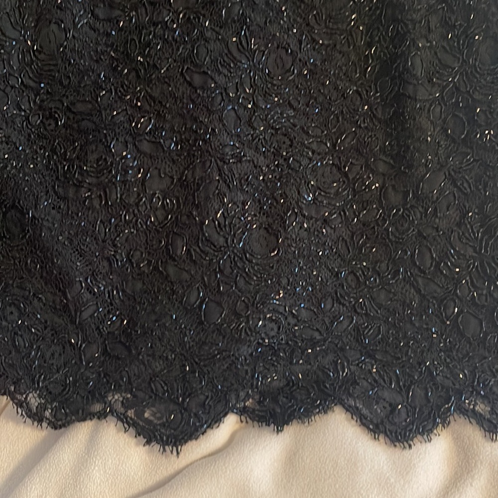 THE J. Peterman Company Stunning beaded skirt with scallop edges at the bottom 4 - Picture 2 of 8